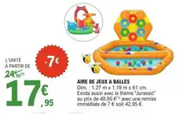 E.Leclerc Aire de jeux a balles offre