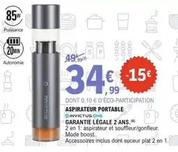 E.Leclerc Aspirateur portable offre