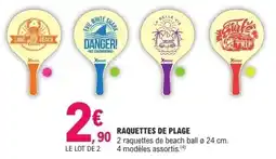 E.Leclerc Raquettes de plage offre