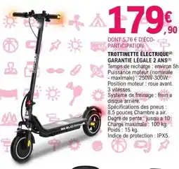 E.Leclerc Trottinette électrique offre
