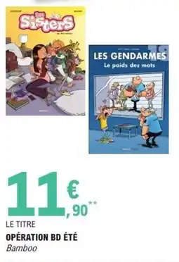 E.Leclerc Opération bd été offre