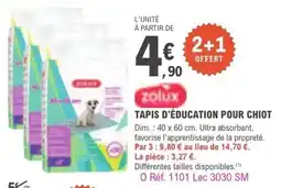 E.Leclerc Tapis d'éducation pour chiot offre
