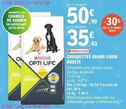 E.Leclerc Croquettes grand chien adulte offre