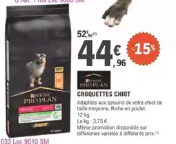 E.Leclerc Croquettes chiot offre