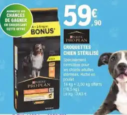 E.Leclerc Croquettes chien stérilisé offre