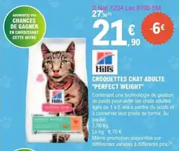 E.Leclerc Croquettes chat adulte perfect weight offre