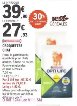 E.Leclerc Croquettes chat offre