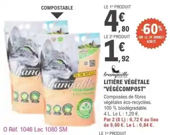 Litière végétale végécompost