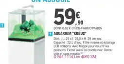 E.Leclerc Aquarium kubus offre