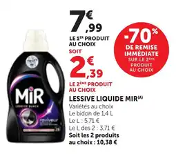 Bi1 Lessive liquide mir offre