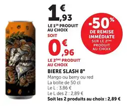 Bi1 Biere slash 8° offre