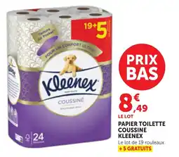 Bi1 Papier toilette coussine kleenex offre