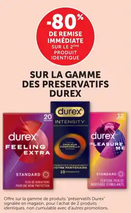 Bi1 Sur la gamme des preservatifs durex offre