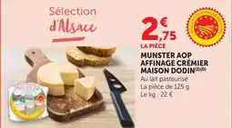 Bi1 Munster aop affinage crémier maison dodin offre