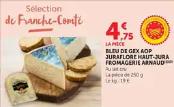 Bi1 Bleu de gex aop juraflore haut-jura fromagerie arnaud offre