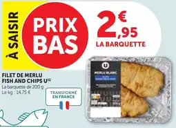 Bi1 Filet de merlu fish and chips u offre