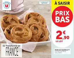 Bi1 Pains aux raisins u offre