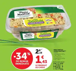 U Express Mon taboule pierre martinet offre