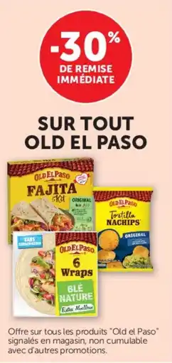 U Express Sur tout old el paso offre
