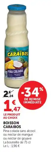 U Express Boisson caraibos offre