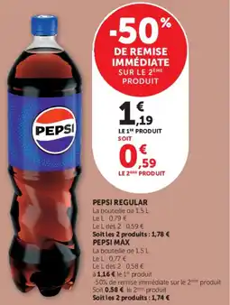 U Express Pepsi regular offre
