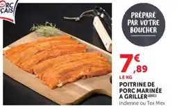 U Express Poitrine de porc marinée a griller offre