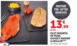 U Express Filet mignon de porc ouvert mariné a griller offre