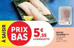 U Express Dos de julienne offre