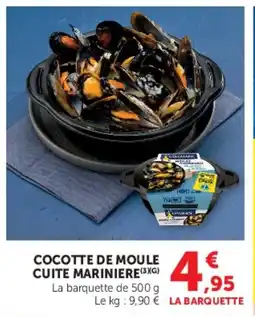 U Express Cocotte de moule cuite mariniere offre