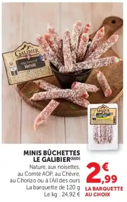 U Express Minis bûchettes le galibier offre