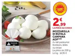 U Express Mozzarella di bufala campana aop offre