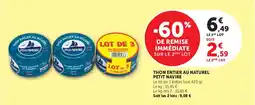 U Express Thon entier au naturel petit navire offre