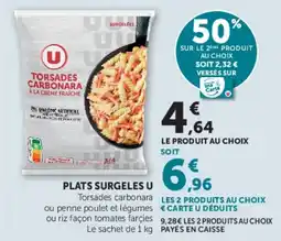 U Express Plats surgeles u offre