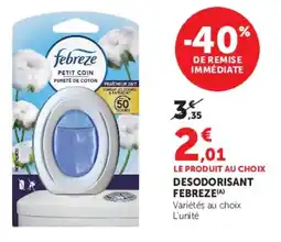 U Express Desodorisant febreze offre