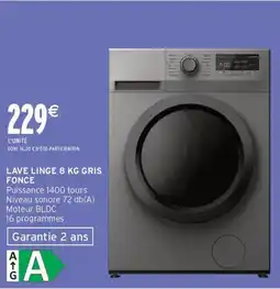 Intermarché Express Lave linge gris fonce offre