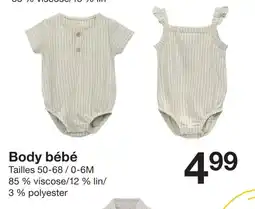 Zeeman Body bébé offre