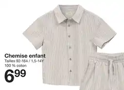 Zeeman Chemise enfant offre