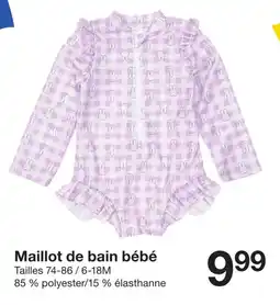 Zeeman Maillot de bain bébé offre