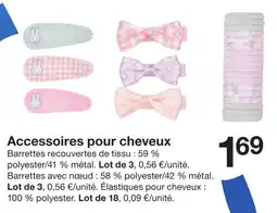Zeeman Accessoires pour cheveux offre