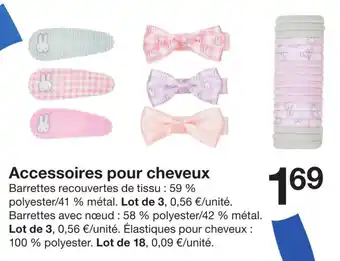 Zeeman Accessoires pour cheveux offre