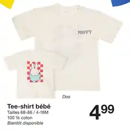 Zeeman Tee-shirt bébé offre