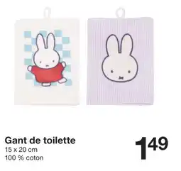 Zeeman Gant de toilette offre