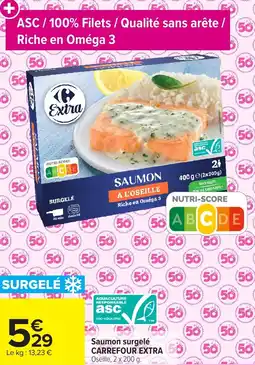 Carrefour Market Saumon surgelé carrefour extra offre