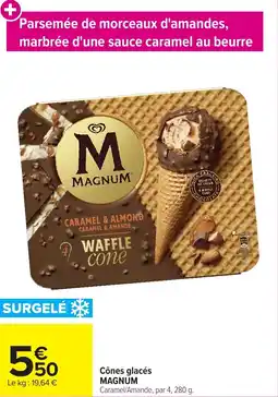 Carrefour Market Cônes glacés magnum offre