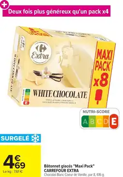 Carrefour Market Bâtonnet glacés maxi pack carrefour extra offre