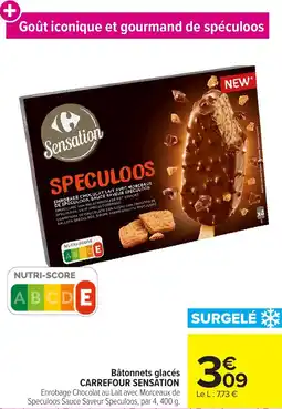 Carrefour Market Bâtonnets glacés carrefour sensation offre