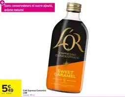Carrefour Market Café espresso concentré l'or offre