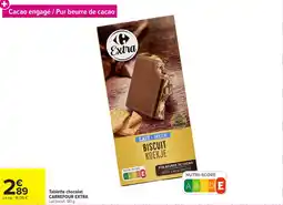 Carrefour Market Tablette chocolat carrefour extra offre