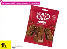 Carrefour Market Mini formule 1 kit kat nestlé offre
