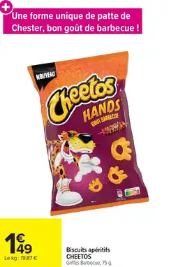 Carrefour Market Biscuits apéritifs cheetos offre
